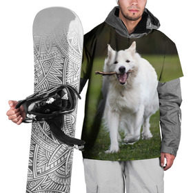 Накидка на куртку 3D с принтом Палочка в Белгороде, 100% полиэстер |  | dog | лабрадор | мопс | пес | собака | такса | хаски | щеночек