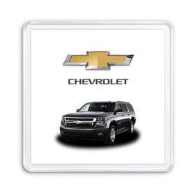 Магнит 55*55 с принтом Chevrolet кроссовер в Белгороде, Пластик | Размер: 65*65 мм; Размер печати: 55*55 мм | chevrolet | авто | автомобиль | блатная | иномарка | красивая | крутая | логотип | марка | марка красивая | машина | пацанский таз | прикольная | седан | сша | тачила | тачка | шевроле | эмблема