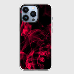 Чехол для iPhone 13 Pro с принтом Smoke color в Белгороде,  |  | 3d | битва огней | другие | жар | камин | красный | огонь | печь | пламя | пожар | прикольные | пыл | синий | стихия | столкновение огней | топка | тренд | узор | цветные | череп | яркие