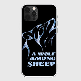 Чехол для iPhone 12 Pro Max с принтом Волк среди овец в Белгороде, Силикон |  | wolf among sheep | татуировка | хищник