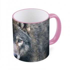 Кружка 3D с принтом Серый волк в Белгороде, керамика | ёмкость 330 мл | аука | бирюк | волк | волчара | волчица | волчок | глаза | животное | животные | зверь | зеленые | койот | лес | млекопитающее | природа | санитар леса | серый | уши | фауна | хищник | черный | шакал