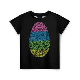 Детская футболка 3D с принтом Уникальность в Белгороде, 100% гипоаллергенный полиэфир | прямой крой, круглый вырез горловины, длина до линии бедер, чуть спущенное плечо, ткань немного тянется | отпечаток | светящиеся | флуоресцентный | флюр | флюровый
