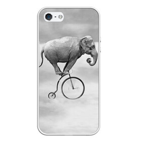 Чехол для iPhone 5/5S матовый с принтом Hipster Bike в Белгороде, Силикон | Область печати: задняя сторона чехла, без боковых панелей | elephant | hipster | индия | йога | слон | хипстер