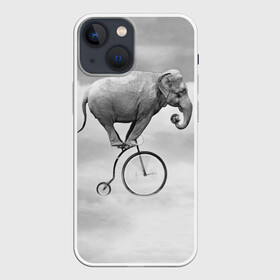 Чехол для iPhone 13 mini с принтом Hipster Bike в Белгороде,  |  | elephant | hipster | индия | йога | слон | хипстер