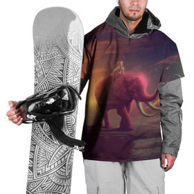 Накидка на куртку 3D с принтом Индия в Белгороде, 100% полиэстер |  | Тематика изображения на принте: elephant | hipster | индия | йога | слон | хипстер