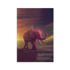 Обложка для паспорта матовая кожа с принтом Индия в Белгороде, натуральная матовая кожа | размер 19,3 х 13,7 см; прозрачные пластиковые крепления | Тематика изображения на принте: elephant | hipster | индия | йога | слон | хипстер