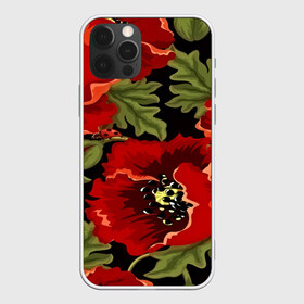 Чехол для iPhone 12 Pro Max с принтом Цветение мака в Белгороде, Силикон |  | flower | красные | полевой цветок | природа | розы | текстуры | цветочки | цветы