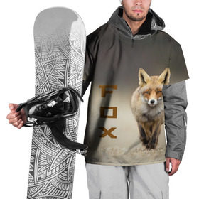 Накидка на куртку 3D с принтом Рыжий лис (fox) в Белгороде, 100% полиэстер |  | Тематика изображения на принте: fox | животное | зверь | красивая | лес | лис | лиса | лисенок | лисица | лисичка | мех | патрикеевна | песец | плутовка | прикольная | природа | рыжая | рыжий цвет | сказка | хвост | хитрая | хищник