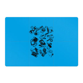 Магнитный плакат 3Х2 с принтом Тренд в Белгороде, Полимерный материал с магнитным слоем | 6 деталей размером 9*9 см | диск | зажигалка | карточка | крутая картинка | металлика | плэйбой | ручка | тренд | тролль