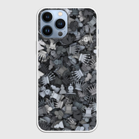 Чехол для iPhone 13 Pro Max с принтом Шахматный камуфляж в Белгороде,  |  | Тематика изображения на принте: игры | конь | королева | король | ладья пешка | милитари | настолки | настольные | слон | ферзь | фигуры | шахматы