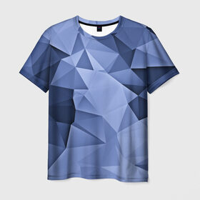 Мужская футболка 3D с принтом Geometry contrast в Белгороде, 100% полиэфир | прямой крой, круглый вырез горловины, длина до линии бедер | 