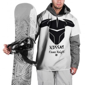 Накидка на куртку 3D с принтом NESSAJ в Белгороде, 100% полиэстер |  | Тематика изображения на принте: biggreenpepper | chaos knight | dota 2 | nessaj | арт | всадник | дота 2 | игры | прикольные | черно белые