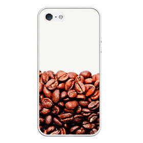 Чехол для iPhone 5/5S матовый с принтом coffee в Белгороде, Силикон | Область печати: задняя сторона чехла, без боковых панелей | 3d | beans | coffee | еда | зерна | кофе | напиток | природа | текстуры