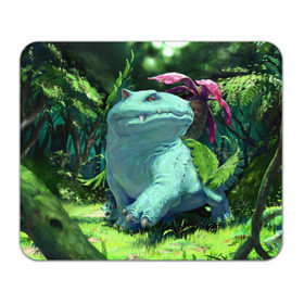 Коврик прямоугольный с принтом Венузавр в Белгороде, натуральный каучук | размер 230 х 185 мм; запечатка лицевой стороны | Тематика изображения на принте: pokemon | бульбазавр | венузавр | ивизавр | покемон