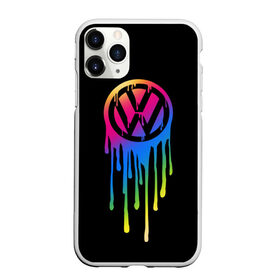 Чехол для iPhone 11 Pro матовый с принтом Volkswagen в Белгороде, Силикон |  | brand | bright | car | color | drops | flow | germany | logo | rainbow | sign | spectrum | volkswagen | автомобиль | германия | знак | капли | логотип | марка | радуга | спектр | течет | цвет | яркий