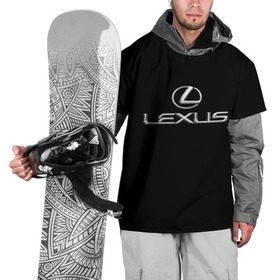 Накидка на куртку 3D с принтом lexus в Белгороде, 100% полиэстер |  | brand | car | japan | lexus | logo | toyota motor | автомобиль | лексус | логотип | марка | япония