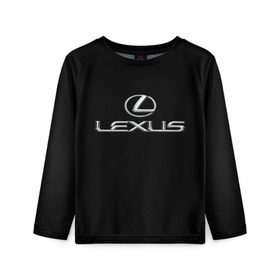 Детский лонгслив 3D с принтом lexus в Белгороде, 100% полиэстер | длинные рукава, круглый вырез горловины, полуприлегающий силуэт
 | Тематика изображения на принте: brand | car | japan | lexus | logo | toyota motor | автомобиль | лексус | логотип | марка | япония