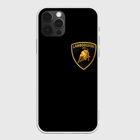 Чехол для iPhone 12 Pro Max с принтом Lamborghini в Белгороде, Силикон |  | brand | car | italy | lamborghini | logo | автомобиль | италия | ламборджини | логотип | марка