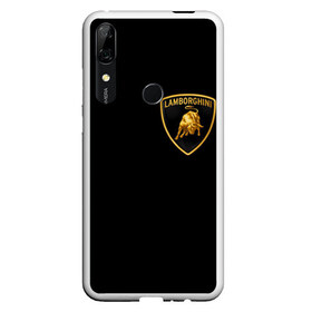 Чехол для Honor P Smart Z с принтом Lamborghini в Белгороде, Силикон | Область печати: задняя сторона чехла, без боковых панелей | Тематика изображения на принте: brand | car | italy | lamborghini | logo | автомобиль | италия | ламборджини | логотип | марка