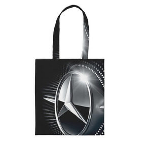 Сумка 3D повседневная с принтом Mercedes-Benz в Белгороде, 100% полиэстер | Плотность: 200 г/м2; Размер: 34×35 см; Высота лямок: 30 см | car | germany | logo | make | mercedes benz | автомобиль | германия | логотип | марка | мерседес бенц