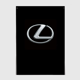Постер с принтом Lexus в Белгороде, 100% бумага
 | бумага, плотность 150 мг. Матовая, но за счет высокого коэффициента гладкости имеет небольшой блеск и дает на свету блики, но в отличии от глянцевой бумаги не покрыта лаком | brand | car | japan | lexus | logo | toyota motor | автомобиль | лексус | логотип | марка | япония