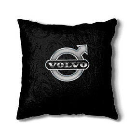 Подушка 3D с принтом Volvo в Белгороде, наволочка – 100% полиэстер, наполнитель – холлофайбер (легкий наполнитель, не вызывает аллергию). | состоит из подушки и наволочки. Наволочка на молнии, легко снимается для стирки | brand | car | logo | sweden | volvo | автомобиль | вольво | логотип | марка | швеция