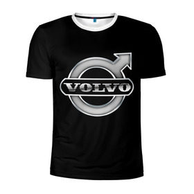 Мужская футболка 3D спортивная с принтом Volvo в Белгороде, 100% полиэстер с улучшенными характеристиками | приталенный силуэт, круглая горловина, широкие плечи, сужается к линии бедра | brand | car | logo | sweden | volvo | автомобиль | вольво | логотип | марка | швеция