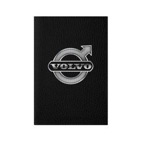 Обложка для паспорта матовая кожа с принтом Volvo в Белгороде, натуральная матовая кожа | размер 19,3 х 13,7 см; прозрачные пластиковые крепления | brand | car | logo | sweden | volvo | автомобиль | вольво | логотип | марка | швеция