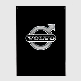 Постер с принтом Volvo в Белгороде, 100% бумага
 | бумага, плотность 150 мг. Матовая, но за счет высокого коэффициента гладкости имеет небольшой блеск и дает на свету блики, но в отличии от глянцевой бумаги не покрыта лаком | brand | car | logo | sweden | volvo | автомобиль | вольво | логотип | марка | швеция