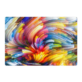 Магнитный плакат 3Х2 с принтом Яркие краски в Белгороде, Полимерный материал с магнитным слоем | 6 деталей размером 9*9 см | 2017 | классно | красиво | мазки | радуга | фестиваль красок | холи | яркие краски