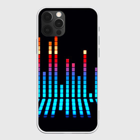 Чехол для iPhone 12 Pro Max с принтом Эквалайзер в Белгороде, Силикон |  | Тематика изображения на принте: музыка | полосы | разноцветный | яркий