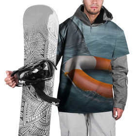 Накидка на куртку 3D с принтом Акула в Белгороде, 100% полиэстер |  | 
