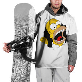 Накидка на куртку 3D с принтом The Simpsons в Белгороде, 100% полиэстер |  | гомер | крик | симпсоны | спрингфилд