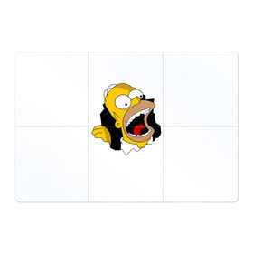 Магнитный плакат 3Х2 с принтом The Simpsons в Белгороде, Полимерный материал с магнитным слоем | 6 деталей размером 9*9 см | гомер | крик | симпсоны | спрингфилд