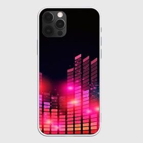 Чехол для iPhone 12 Pro Max с принтом Equalizer light в Белгороде, Силикон |  | Тематика изображения на принте: color | colour | glim | glow | light | lights | shine | world