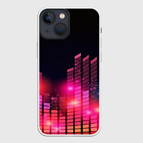 Чехол для iPhone 13 mini с принтом Equalizer light в Белгороде,  |  | Тематика изображения на принте: color | colour | glim | glow | light | lights | shine | world