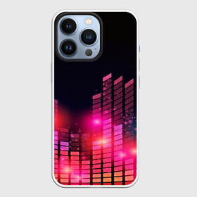 Чехол для iPhone 13 Pro с принтом Equalizer light в Белгороде,  |  | color | colour | glim | glow | light | lights | shine | world