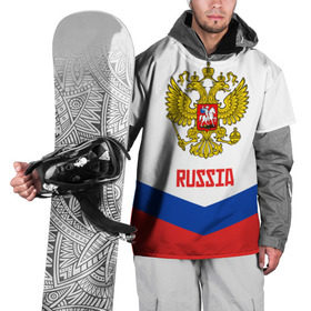 Накидка на куртку 3D с принтом RUSSIA HOCKEY в Белгороде, 100% полиэстер |  | Тематика изображения на принте: 2015 | 2016 | 2017 | hockey | hokey | ru | russia | russian | team | герб | россии | россия | ру | сборная | состав | хоккей | чм | чм2017