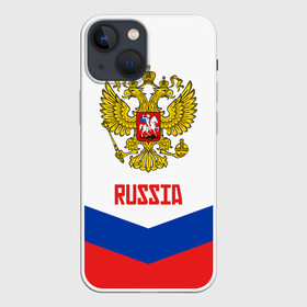 Чехол для iPhone 13 mini с принтом RUSSIA HOCKEY в Белгороде,  |  | 2015 | 2016 | 2017 | hockey | hokey | ru | russia | russian | team | герб | россии | россия | ру | сборная | состав | хоккей | чм | чм2017