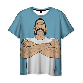 Мужская футболка 3D с принтом Кохонес в Белгороде, 100% полиэфир | прямой крой, круглый вырез горловины, длина до линии бедер | grand theft auto | gta | vice city | вайс сити | гта