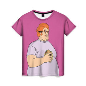 Женская футболка 3D с принтом Табби в Белгороде, 100% полиэфир ( синтетическое хлопкоподобное полотно) | прямой крой, круглый вырез горловины, длина до линии бедер | grand theft auto | gta | vice city | вайс сити | гта