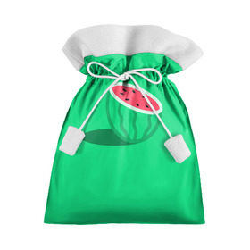 Подарочный 3D мешок с принтом Арбуз в Белгороде, 100% полиэстер | Размер: 29*39 см | Тематика изображения на принте: fruits | vegan | vegetables | vegetarian | веган | вегетарианство | еда | овощи | фрукты