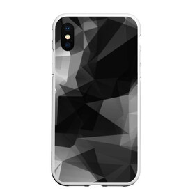 Чехол для iPhone XS Max матовый с принтом Camo - Black & White (Чёрно-белый камуфляж) в Белгороде, Силикон | Область печати: задняя сторона чехла, без боковых панелей | Тематика изображения на принте: 0x000000123 | camo | камуфляж | чёрно белый