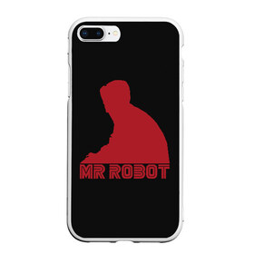 Чехол для iPhone 7Plus/8 Plus матовый с принтом Mr Robot в Белгороде, Силикон | Область печати: задняя сторона чехла, без боковых панелей | mister | robot | мистер робот