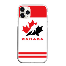 Чехол для iPhone 11 Pro матовый с принтом TEAM CANADA в Белгороде, Силикон |  | Тематика изображения на принте: 2017 | canada | team | teamcanada | канада | мира | россия | хоккей | чемпионат | чм2017