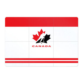 Магнитный плакат 3Х2 с принтом TEAM CANADA в Белгороде, Полимерный материал с магнитным слоем | 6 деталей размером 9*9 см | 2017 | canada | team | teamcanada | канада | мира | россия | хоккей | чемпионат | чм2017