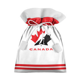 Подарочный 3D мешок с принтом TEAM CANADA в Белгороде, 100% полиэстер | Размер: 29*39 см | 2017 | canada | team | teamcanada | канада | мира | россия | хоккей | чемпионат | чм2017