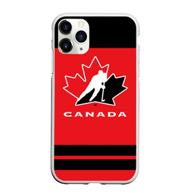 Чехол для iPhone 11 Pro матовый с принтом TEAM CANADA в Белгороде, Силикон |  | Тематика изображения на принте: 2017 | canada | hochey | team | teamcanada | канада | мира | россия | хоккей | чемпионат | чм2017