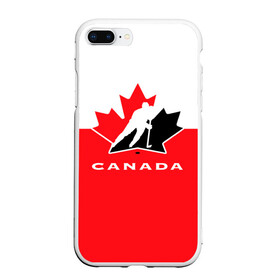 Чехол для iPhone 7Plus/8 Plus матовый с принтом TEAM CANADA в Белгороде, Силикон | Область печати: задняя сторона чехла, без боковых панелей | Тематика изображения на принте: 2017 | canada | hochey | team | teamcanada | канада | мира | россия | хоккей | чемпионат | чм2017