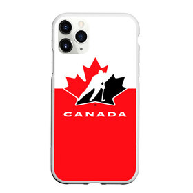 Чехол для iPhone 11 Pro матовый с принтом TEAM CANADA в Белгороде, Силикон |  | 2017 | canada | hochey | team | teamcanada | канада | мира | россия | хоккей | чемпионат | чм2017